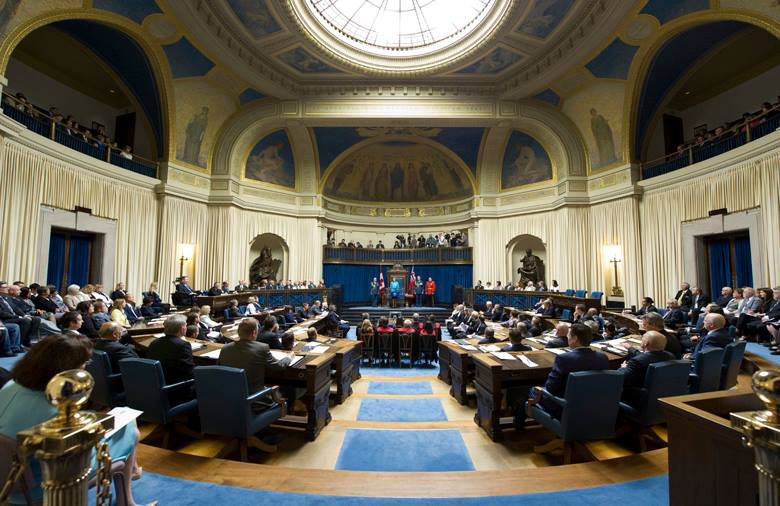 The Manitoba Legislature is shown in a file image. // Photo from Government of Manitoba/Facebook