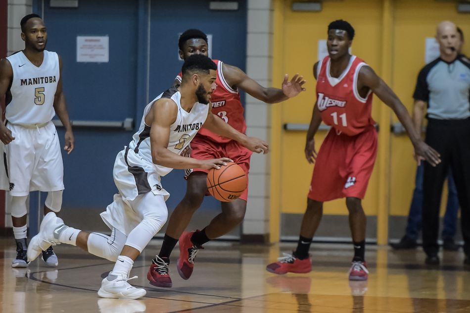 WINNIPEG, MB - MBB vs Wesmen December 1: Winnipeg, Manitoba, Canada. Bison Sports