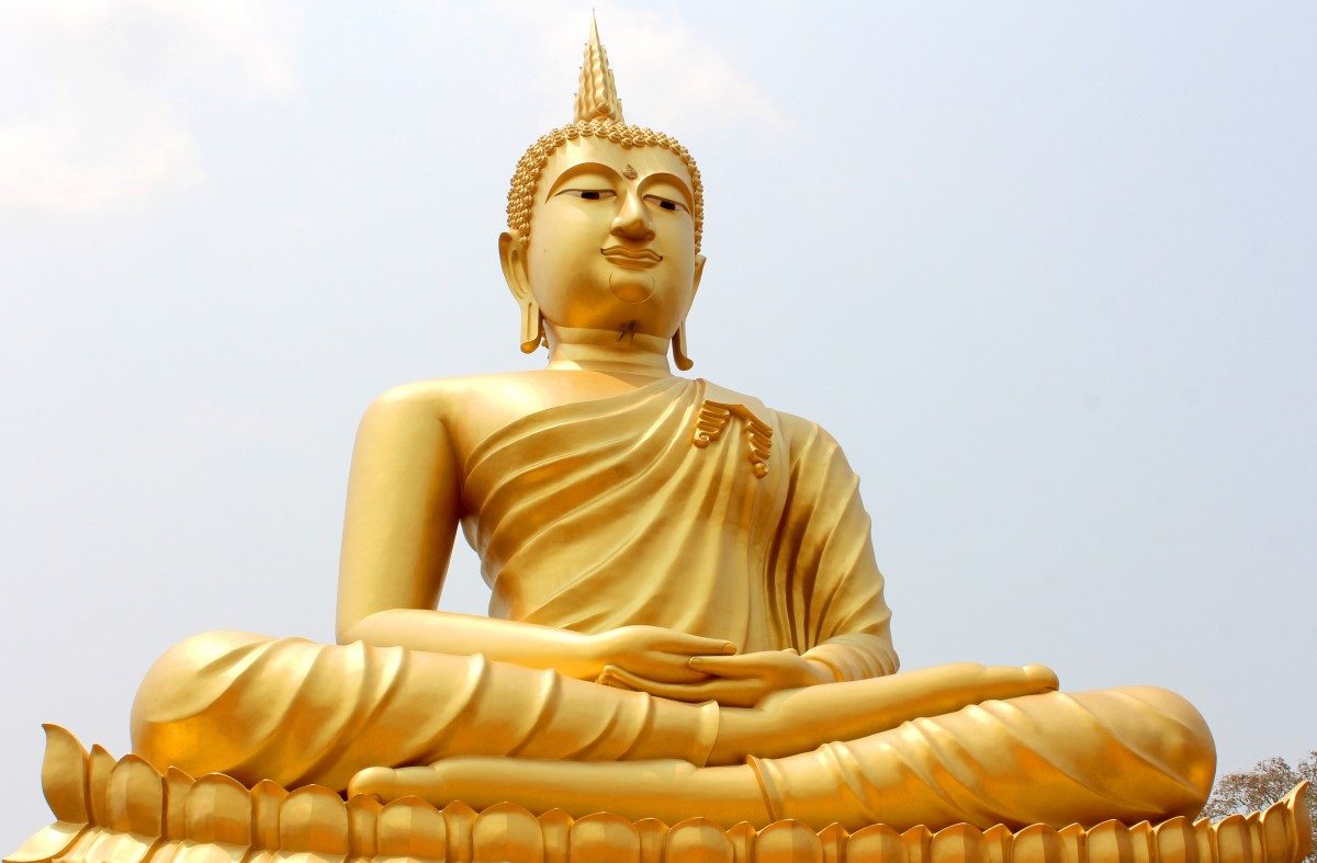 A statue of the Buddha