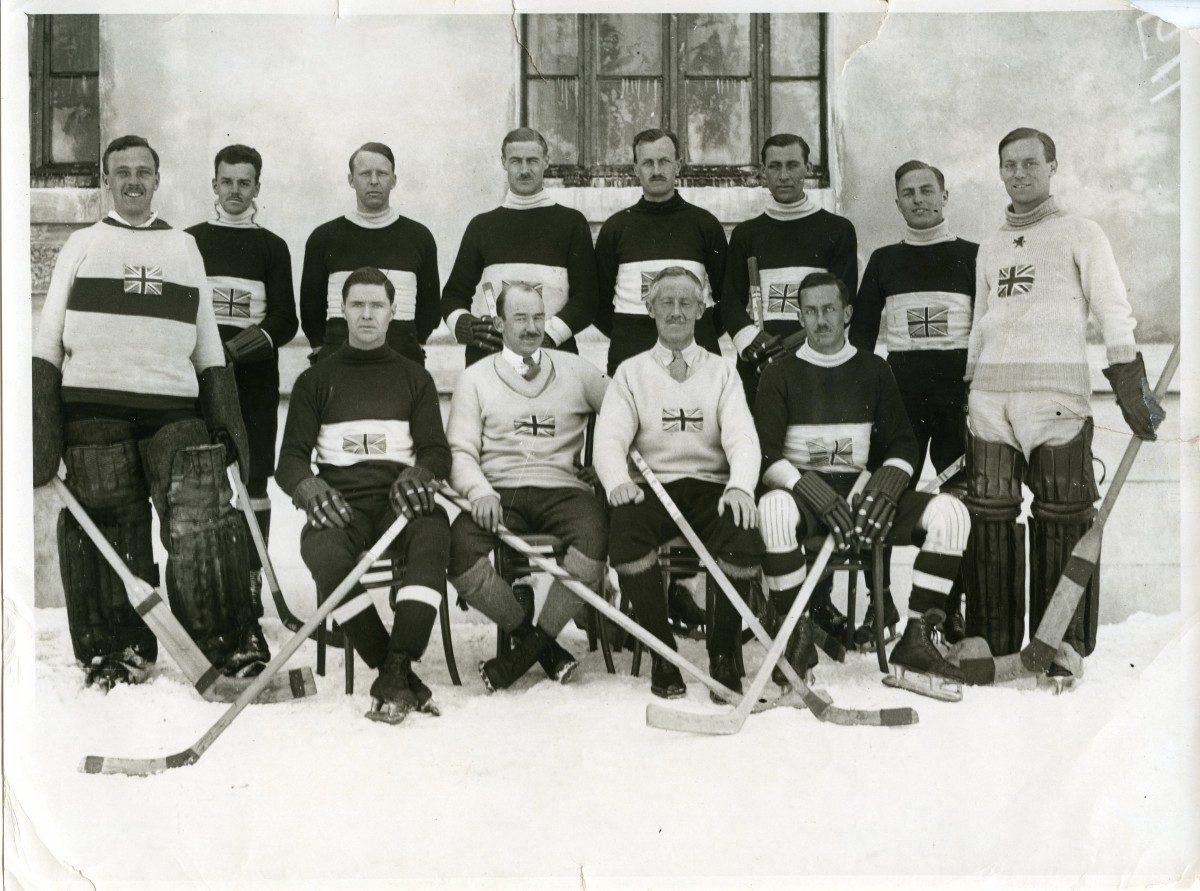 Edward P. Pitblado and hockey team