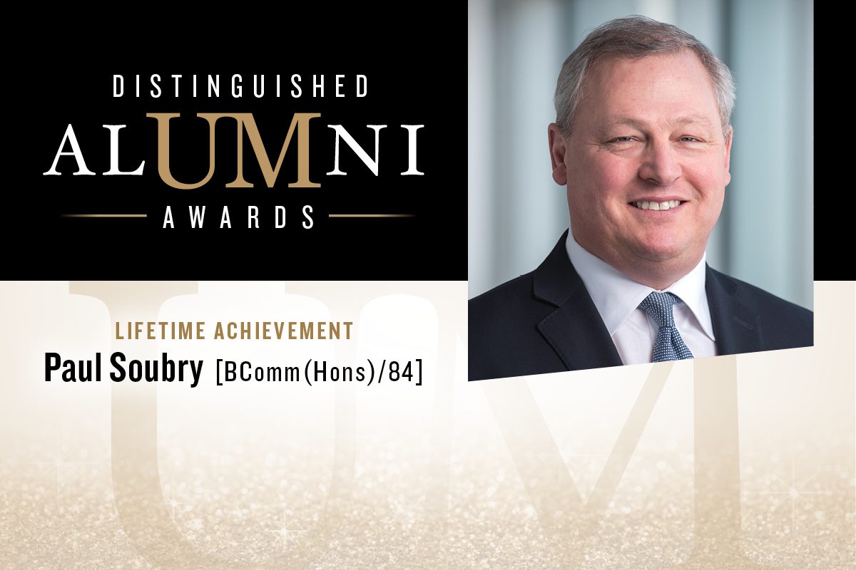 Paul Soubry: 2018 Distinguished Alumni Award Recipient for Lifetime Achievement