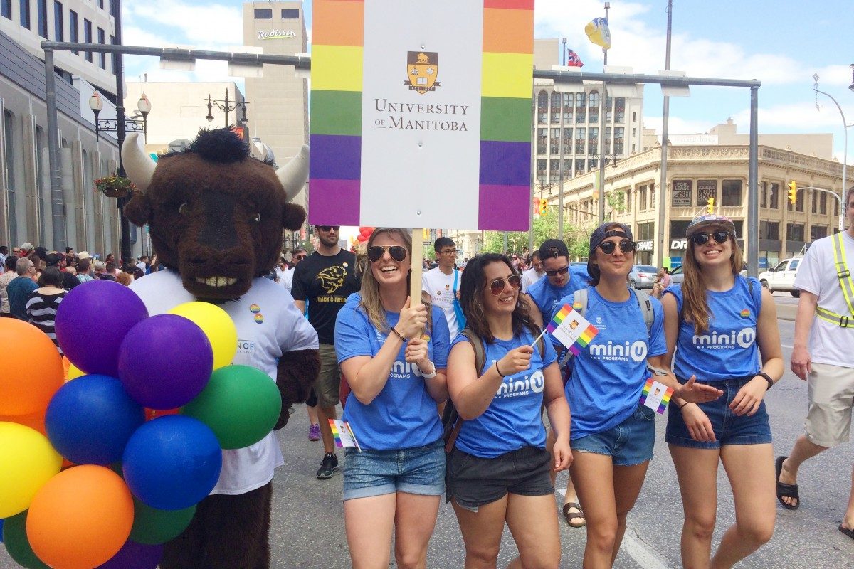 University of Manitoba at the Pride Parade 2017