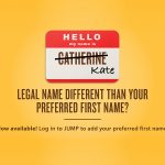 Legal Name Different Than your preferred last name?