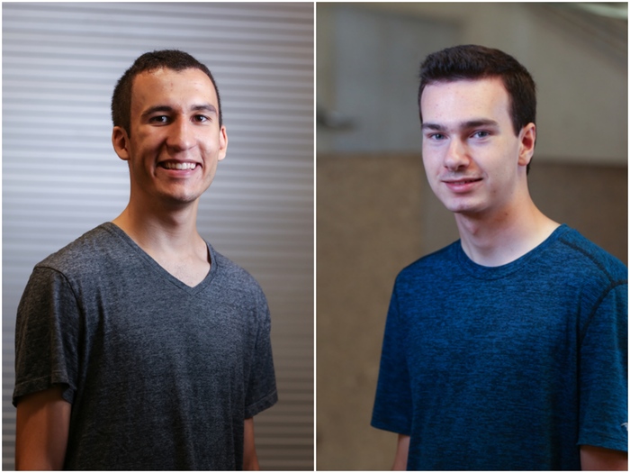 Alex Kitt (left) and Michael Kehler have each been awarded Schulich Leader Scholarships