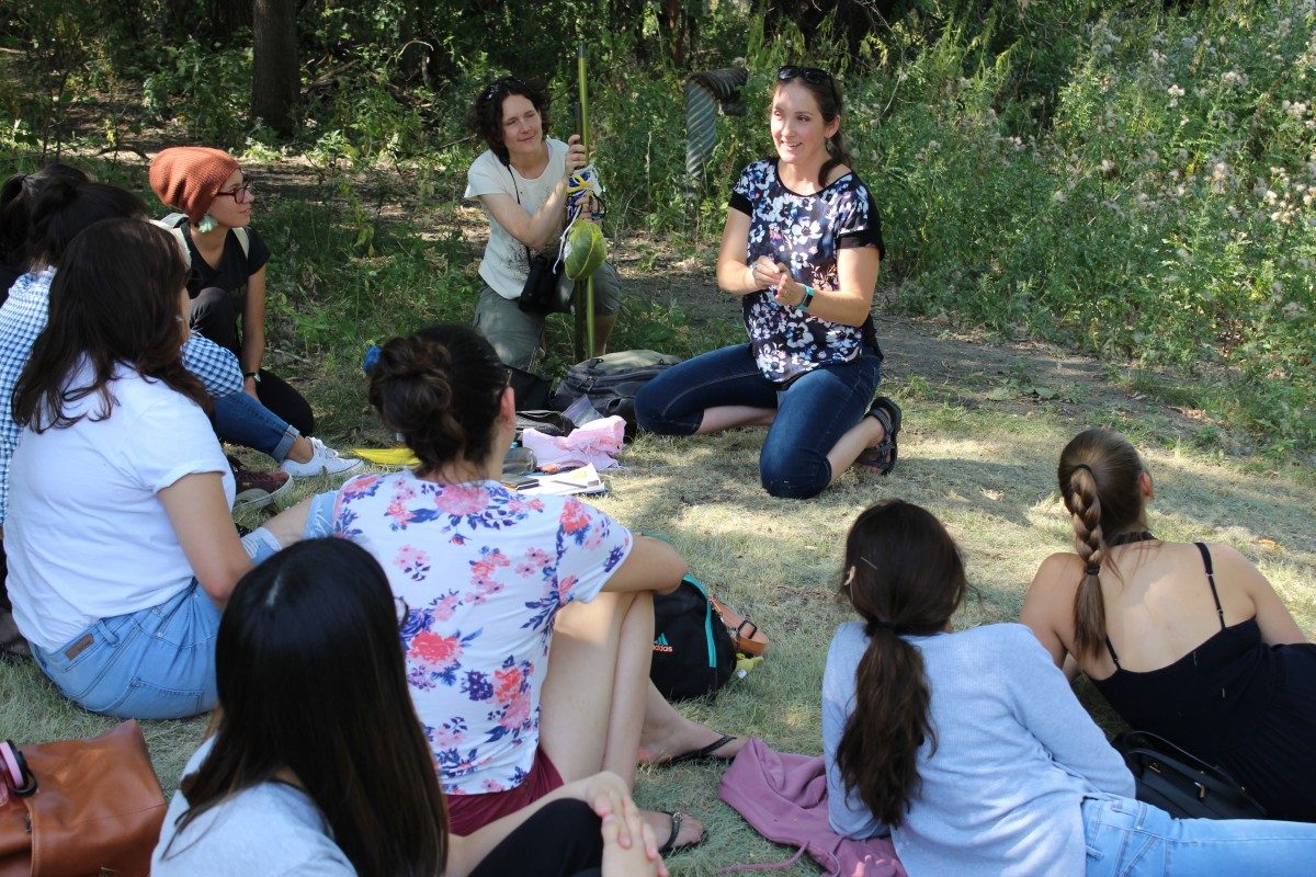 Emily McKinnon speaks to Access students.