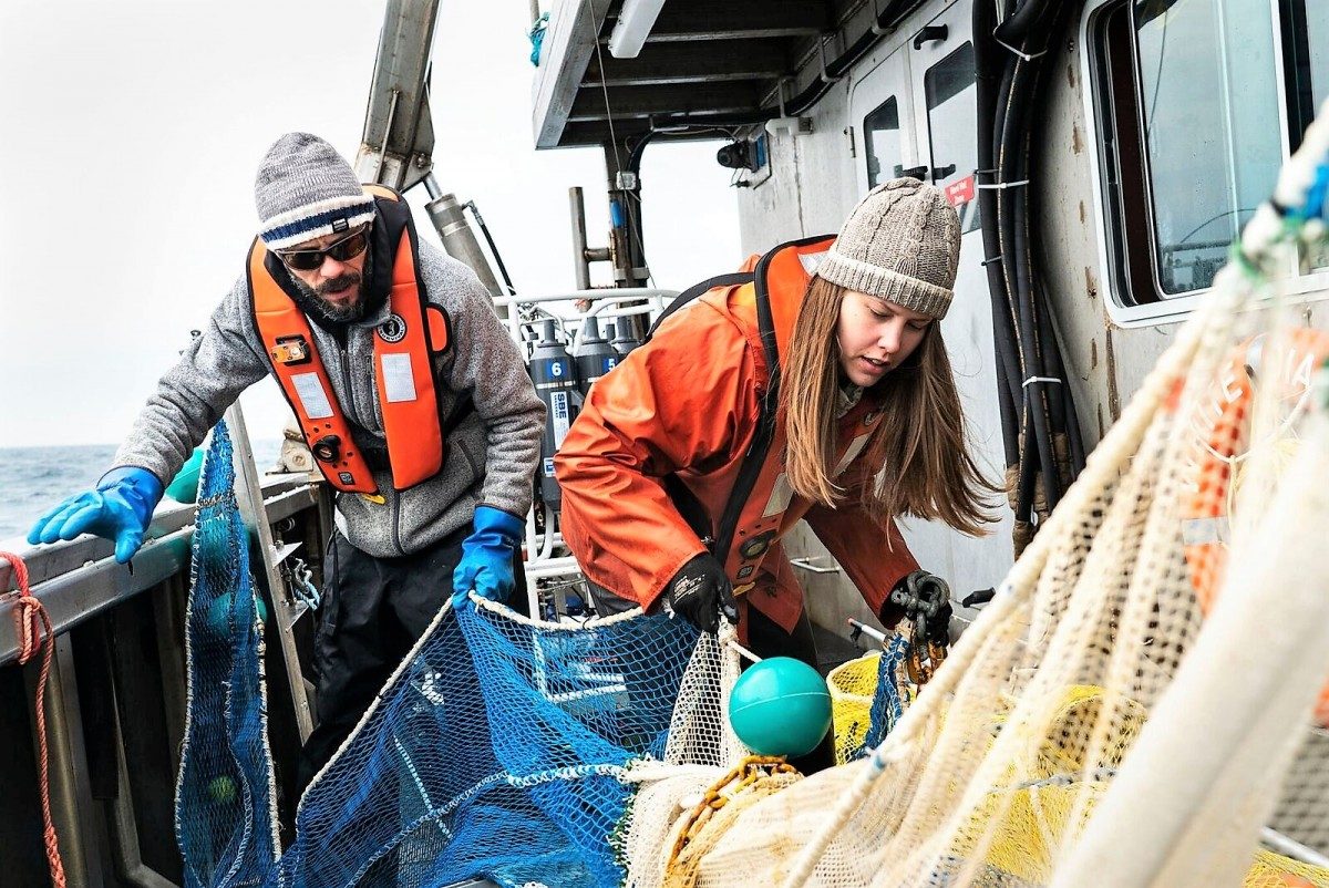 Jasmine onboard the R/V William Kennedy