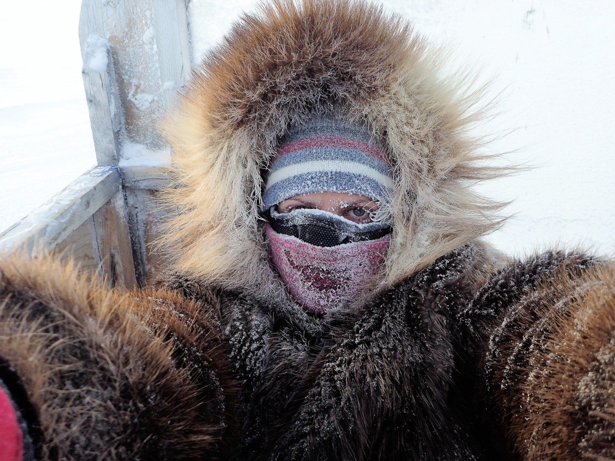 Michelle Kamula in Naujaat, Nunavut