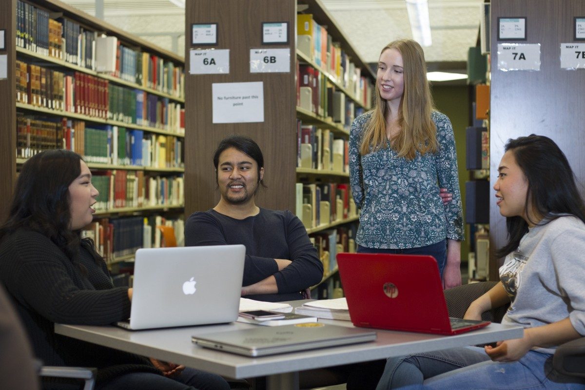 Students in Library