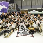 The Bison women's hockey team bring home the gold in the U SPORTS National Championships! PHOTO COURTESY BRANDON VANDECAVEYE, WESTERN UNIVERSITY.