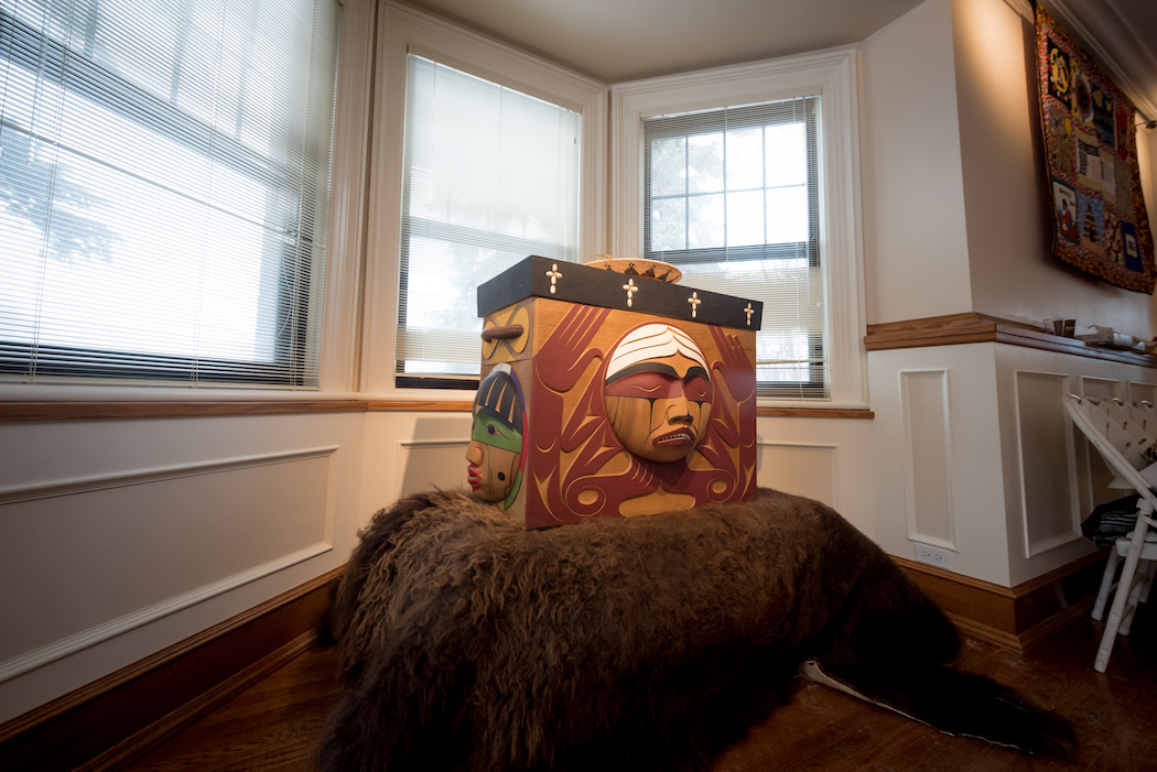 The Bentwood Box at National Centre for Truth and Reconciliation.