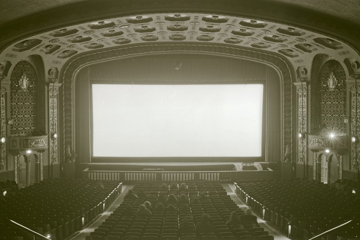 Movie theatre image from Flickr.