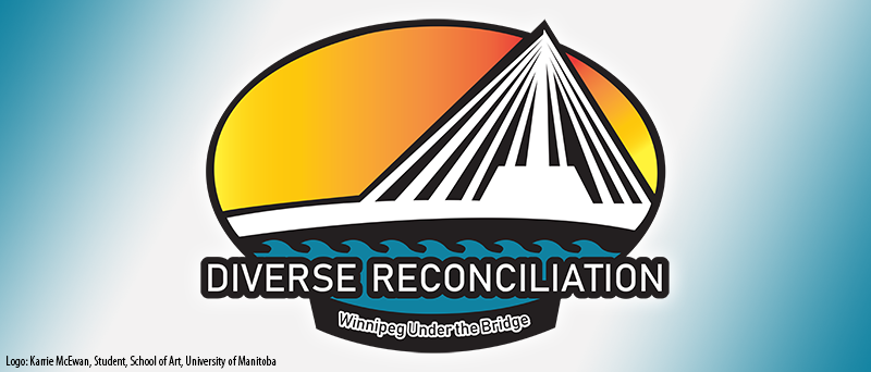 Diverse Reconciliation - Winnipeg Under the Bridge Logo