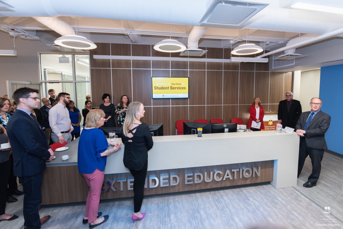 Extended Education celebrates the new and improved student and instructor services area.