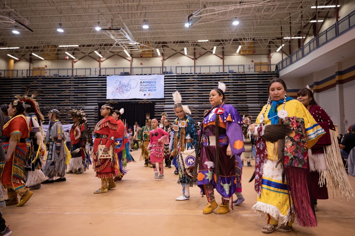 Dancers at the 30th Annual Traditional Graduation Pow Wow