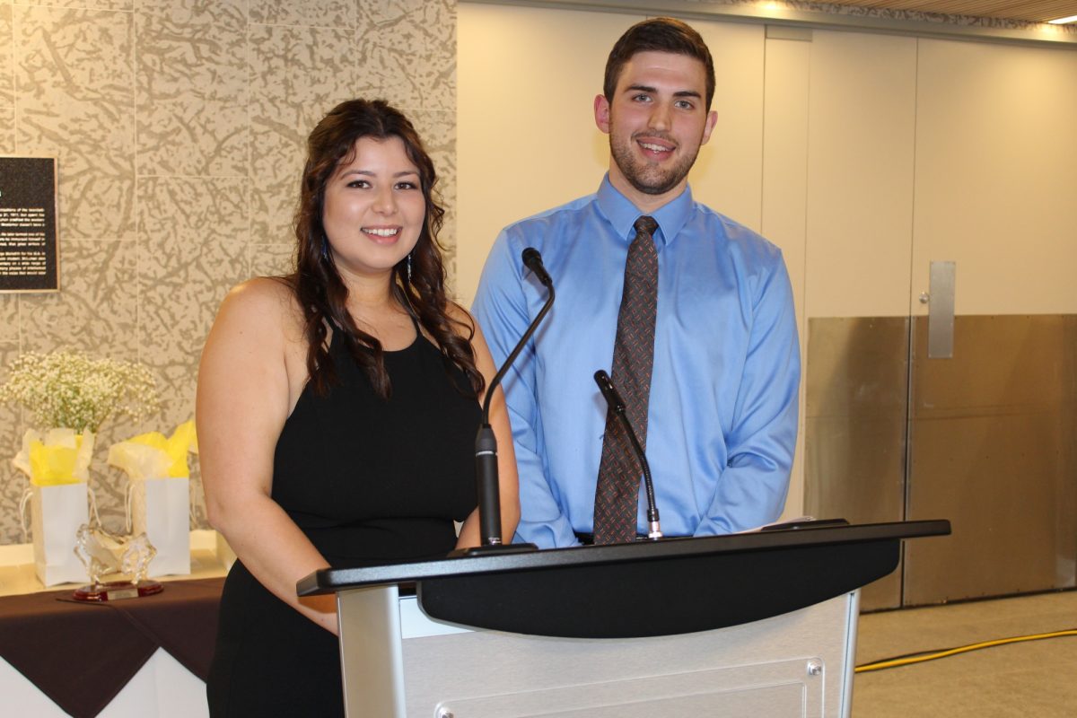 Veronica Dueck and Curtis Leclerc, Masters of Ceremonies