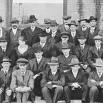 Image from Archives of Manitoba showing some of the Winnipeg Strike Committee.