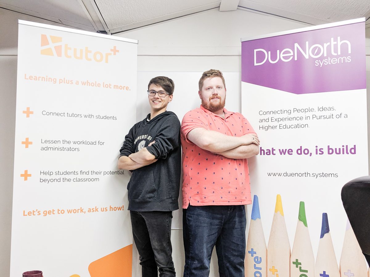 DueNorth co-founders Jared Kozak (left) and James Warren (right).