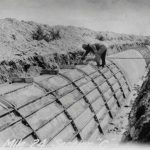 A photo from circa 1916-17 showing the construction of the aqueduct that brought Shoal Lake water to Winnipeg. (Supplied photo)