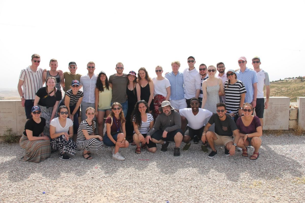 Participants in the 2019 Arni Thorsteinson Study Exchange Program to Israel