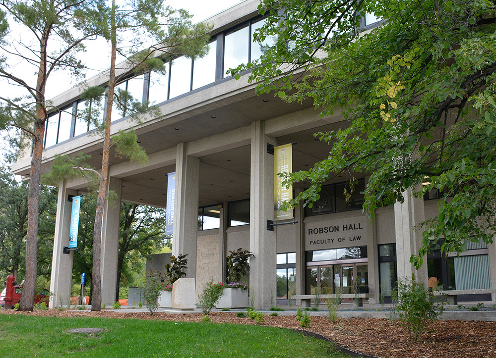 Robson Hall Faculty of Law exterior