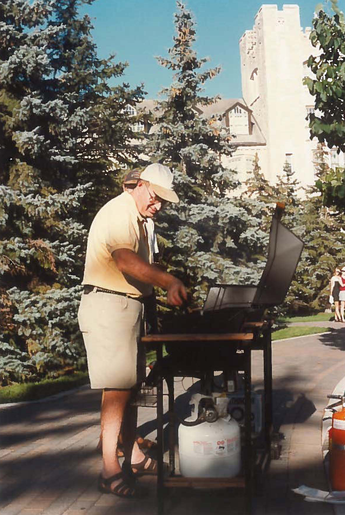 Bob Braeburn enjoyed participating in UM activities such as the orientation BBQ