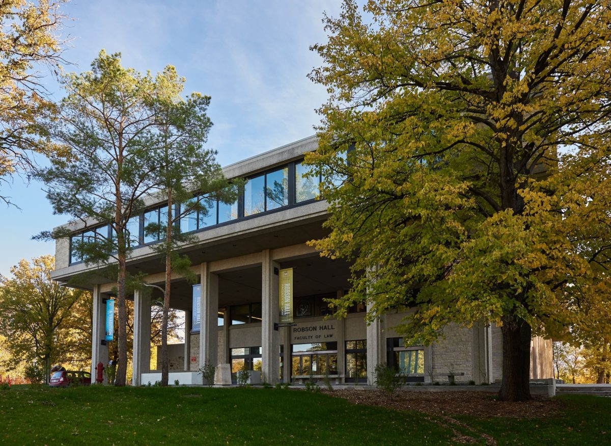 Robson Hall exterior Fall 2019