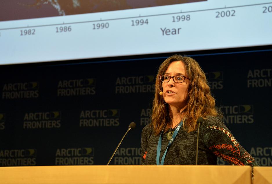 University of Manitoba Senior Canada-150 Research Chair Julienne Stroeve (Credit: Terje Mortensen/Arctic Frontiers 2017)