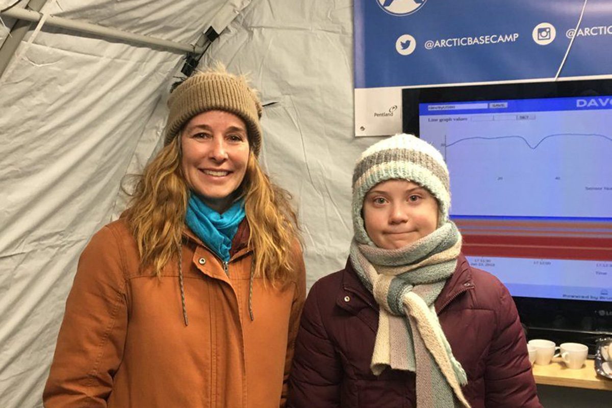Youth climate activist Greta Thunberg meets with Dr. Julienne Stroeve, Senior Canada-150 Research Chair in Climate Forcing of Sea Ice at the University of Manitoba Centre for Earth Observation Science (CEOS)