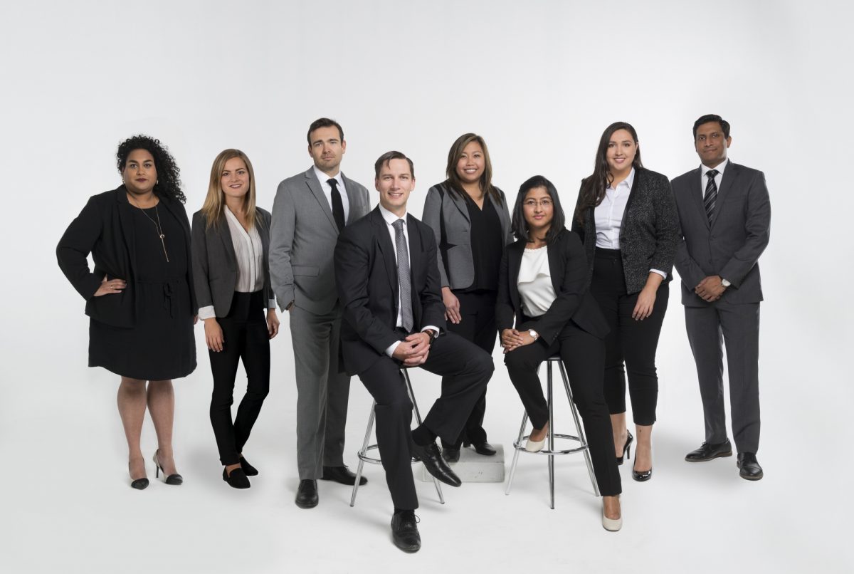 (Left to right) Judy Jayasuriya, Arly Akerstream, Travis Bale, Matthew Stephens, Meycee Kalaw, Suroshree Das, Tara Chawla, Aditya Kedia