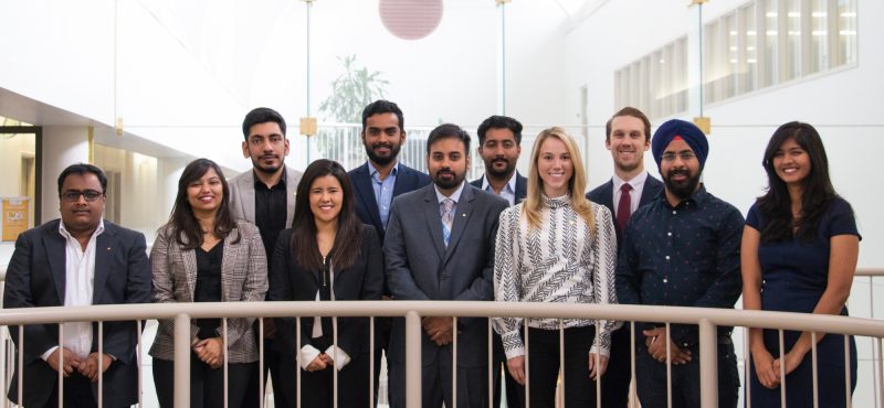The 2019-20 Asper MBA Students' Association Committee.