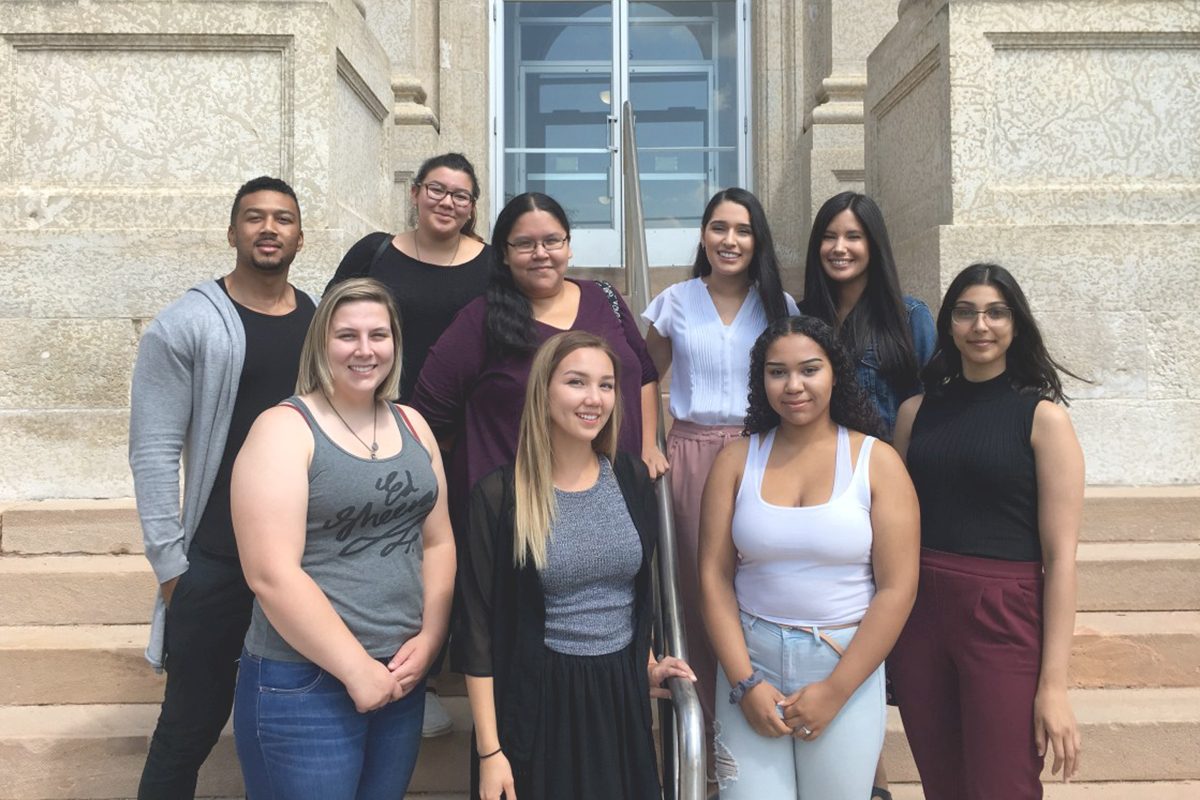 Interns from previous Indigenous Summer Student Internship Program