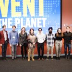 Winning team of Invent for the Planet including the event judges