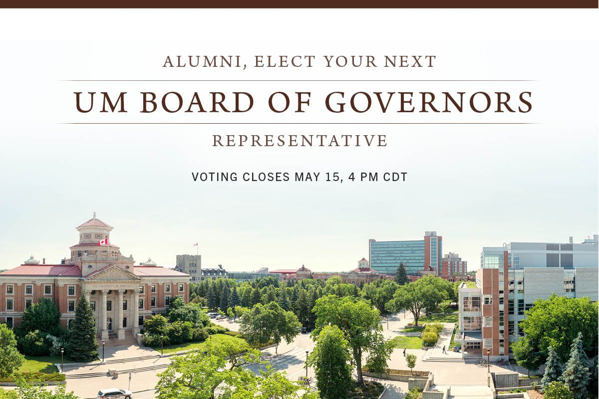 Alumni, elect your next UM Board of Governors representative - voting closes May 15 - vote now