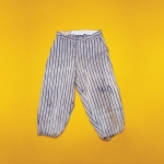 A pair of pants worn by a child at a residential school.