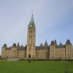 Parliament buildings in Ottawa