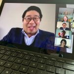 Dr. Adolph Ng during his virtual citizenship ceremony