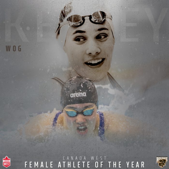 Bisons swimmer, Kelsey Wog