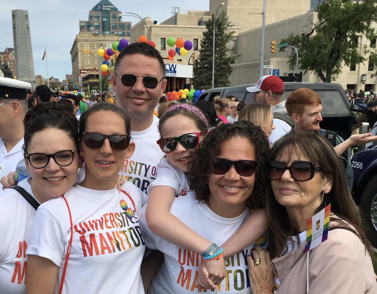 Catherine-Grace Peters and family at Pride 2019