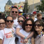 Catherine-Grace Peters and family at Pride 2019