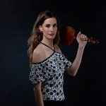 Girl with fiddle
