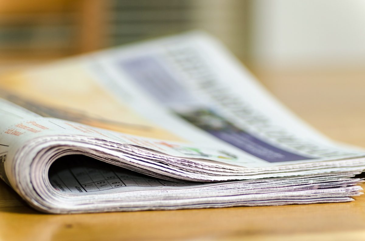 stock photo of newspaper