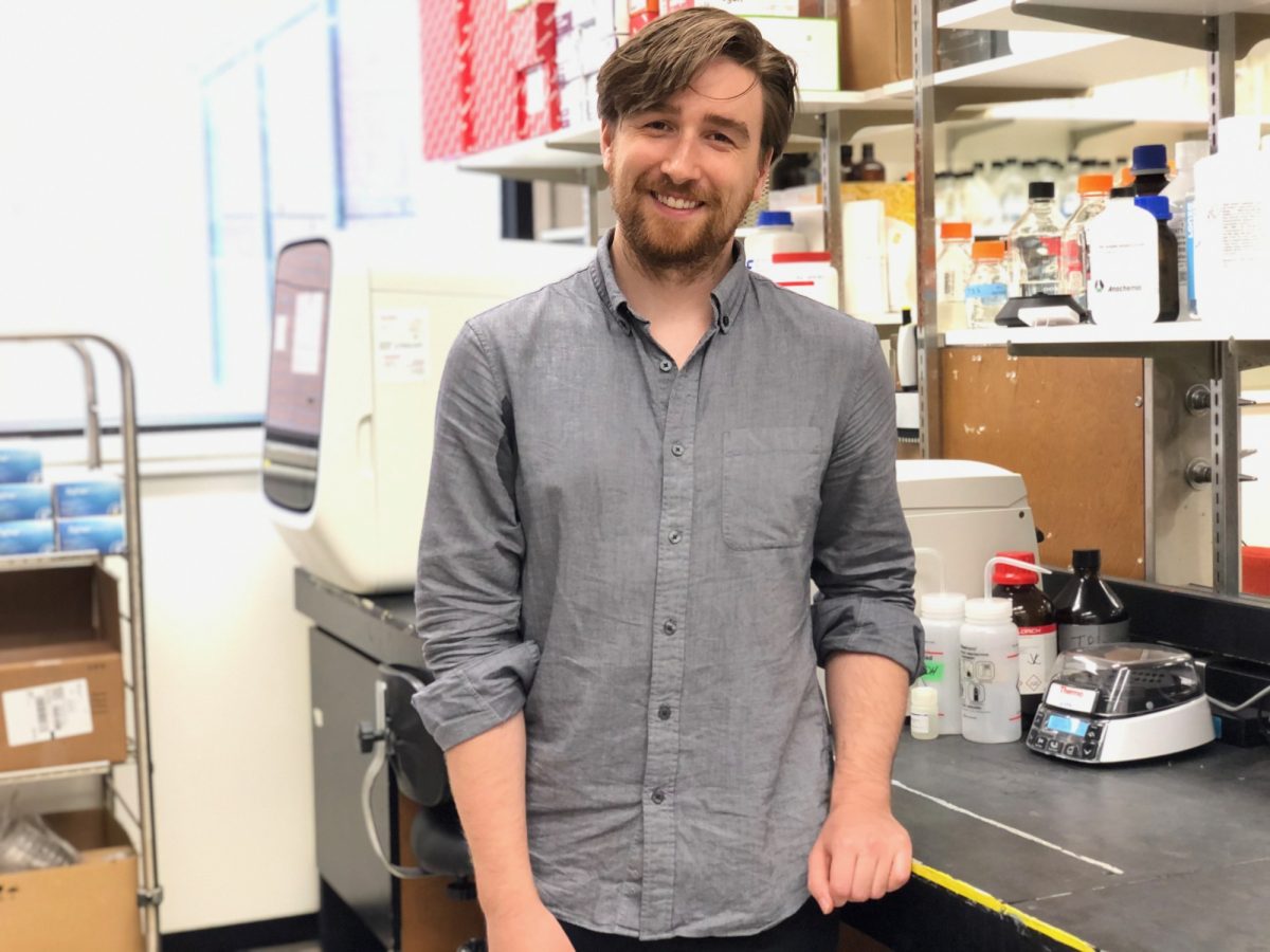 Brayden Schindell is working in the Kindrachuk Lab on understanding viral outbreaks