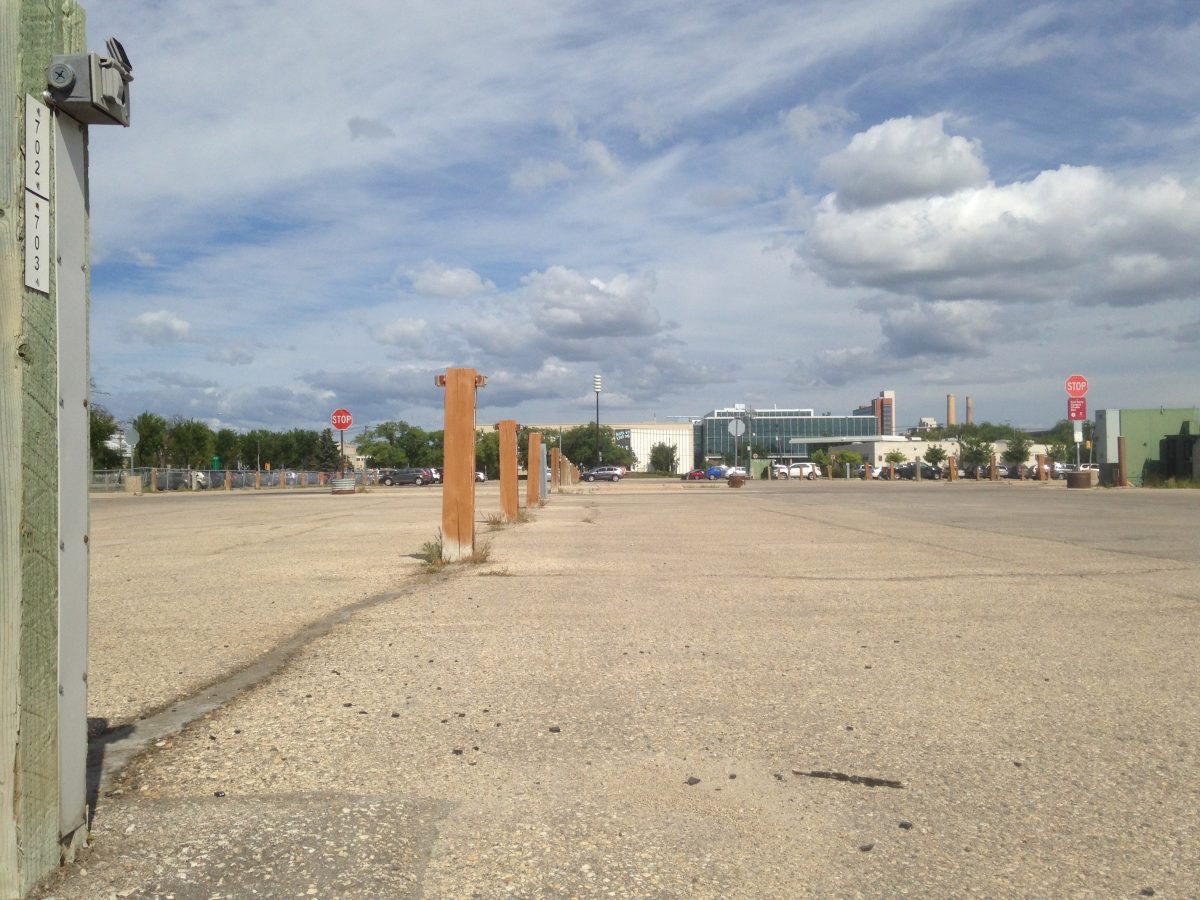 U Parking Lot on Fort Garry campus