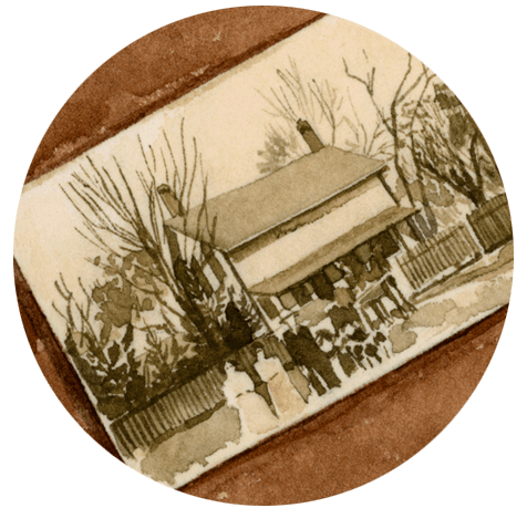 An illustration of old photo albums.