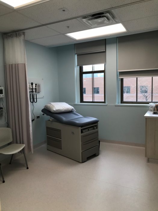 Exam room at Bannatyne campus