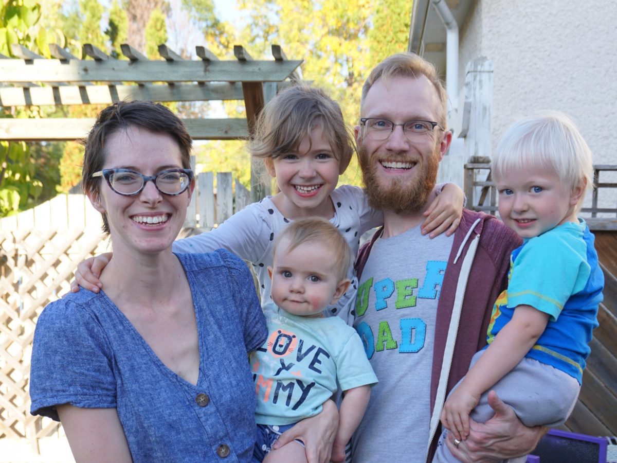 Steve Falkingham and family