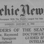 The seance room headline Psychic News January 16 2943.