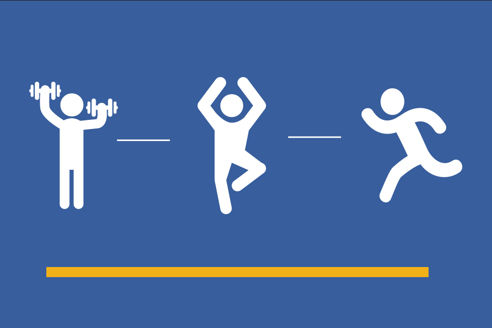graphic icons in workout positions