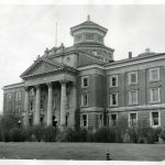 Archival photo of the Administration Building at the University of Manitoba