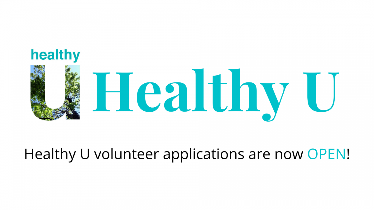 Banner graphic for Healthy U volunteer application